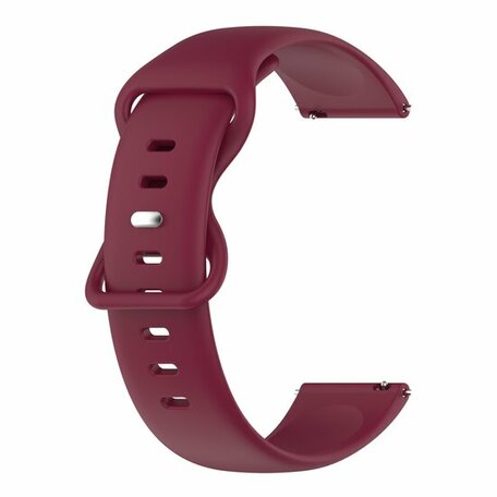 Solid color sportband - Bordeaux - Samsung Galaxy Watch 5 (Pro) - 40mm / 44mm / 45mm