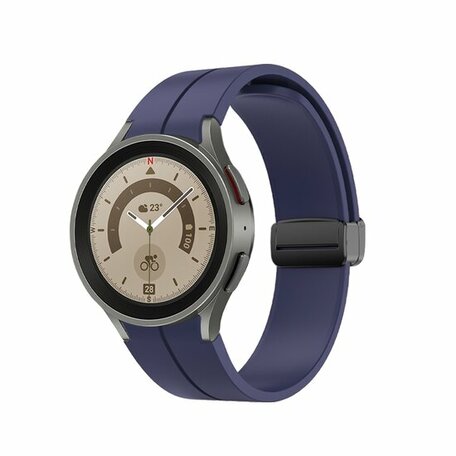 D-buckle sportbandje - Donkerblauw - Samsung Galaxy Watch 5 (Pro) - 40mm / 44mm / 45mm