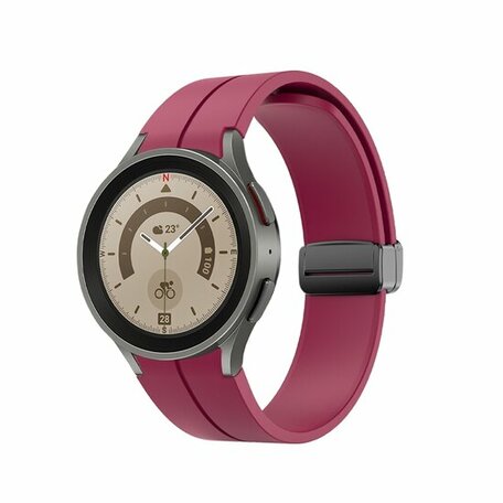 D-buckle sportbandje - Bordeaux - Samsung Galaxy Watch 5 (Pro) - 40mm / 44mm / 45mm