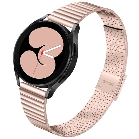 Stalen RVS bandje - Rosé goud - Samsung Galaxy Watch 5 (Pro) - 40mm / 44mm / 45mm