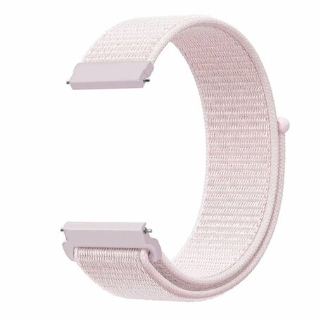 Sport Loop nylon bandje - Lichtroze - Samsung Galaxy Watch 5 (Pro) - 40mm / 44mm / 45mm