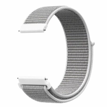 Sport Loop nylon bandje - Grijs - Samsung Galaxy Watch 5 (Pro) - 40mm / 44mm / 45mm
