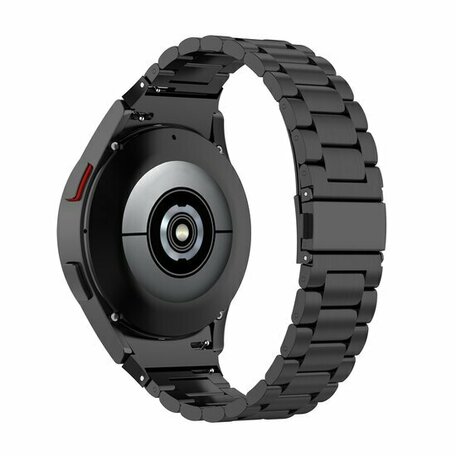 Stalen schakelband - Zwart - Samsung Galaxy Watch 5 (Pro) - 40mm / 44mm / 45mm