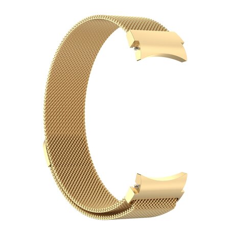 Milanese bandje (ronde connector) - Goud - Samsung Galaxy Watch 5 (Pro) - 40mm / 44mm / 45mm