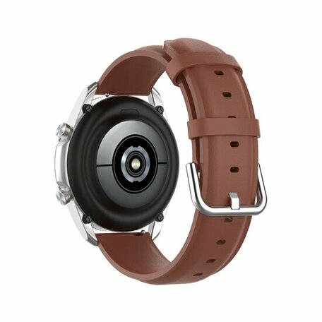 Classic leren bandje - Bruin - Samsung Galaxy Watch - 46mm / Samsung Gear S3