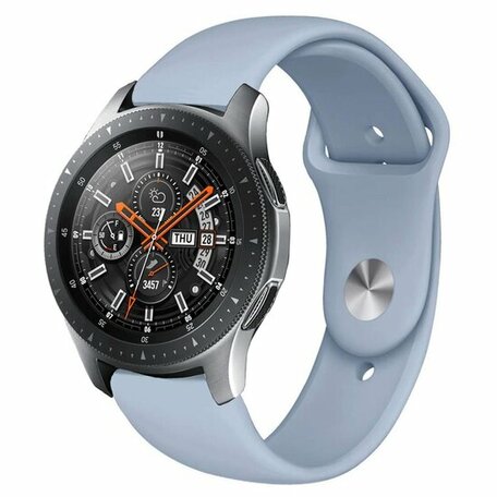 Rubberen sportband - Lichtblauw - Samsung Galaxy Watch - 46mm / Samsung Gear S3