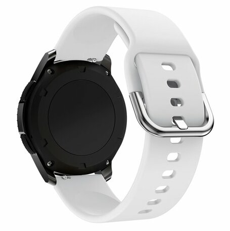 Siliconen sportband - Wit - Samsung Galaxy Watch - 46mm / Samsung Gear S3