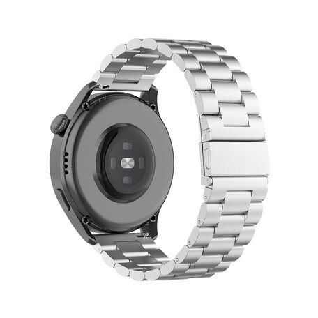 Stalen schakelband - Zilver - Samsung Galaxy Watch - 46mm / Samsung Gear S3