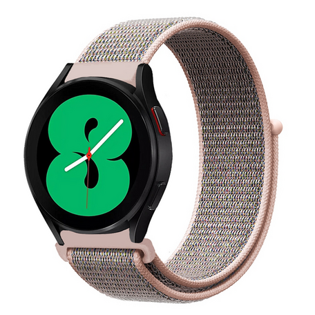 Sport Loop nylon bandje - Zand roze - Samsung Galaxy Watch - 46mm / Samsung Gear S3