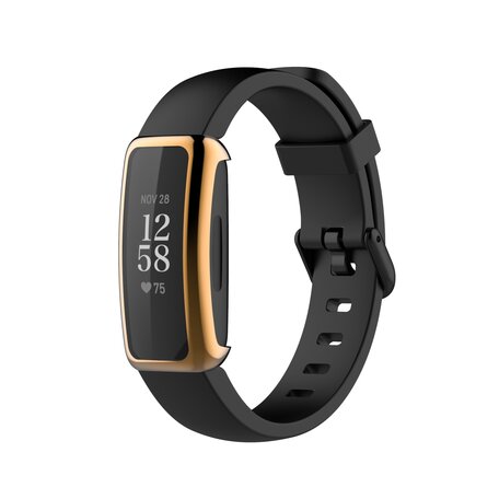Fitbit Inspire 3 TPU case (volledig beschermd) - Champagne goud