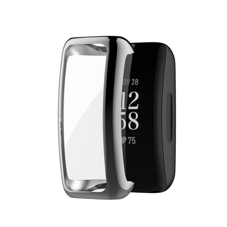 Fitbit Inspire 3 TPU case (volledig beschermd) - Space grey