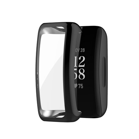 Fitbit Inspire 3 TPU case (volledig beschermd) - Zwart