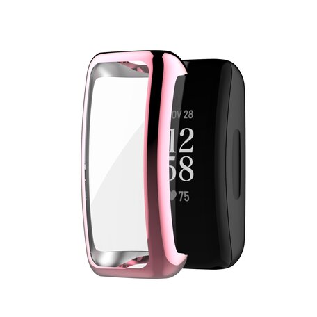 Fitbit Inspire 3 TPU case (volledig beschermd) - Roze