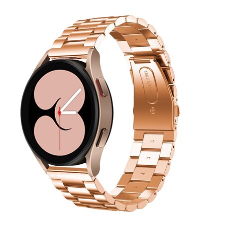 Stalen schakelband - Rosé goud - Samsung Galaxy Watch 4 - 40mm / 44mm