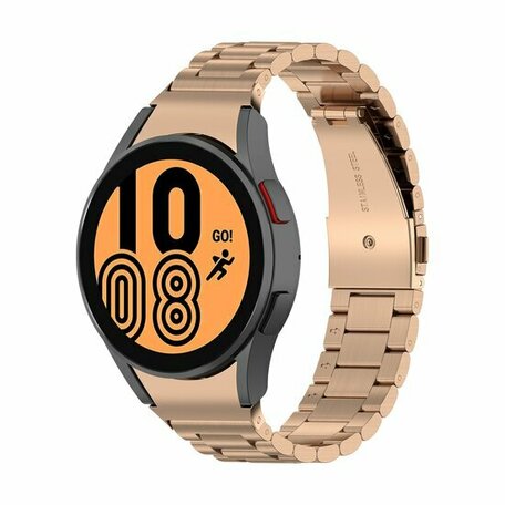 Stalen schakelband - Rosé goud - Samsung Galaxy Watch 5 (Pro) - 40mm / 44mm / 45mm