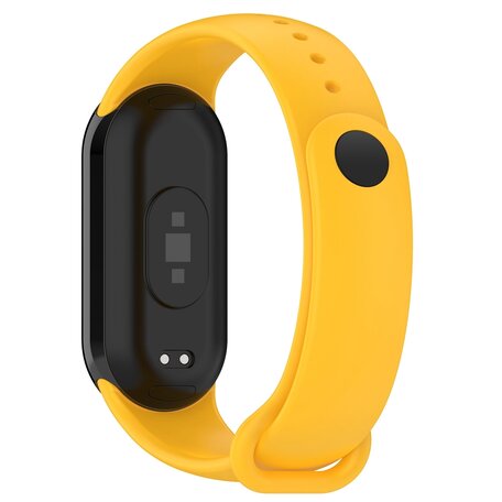 Siliconen bandje - Geel - Xiaomi Smart band 8