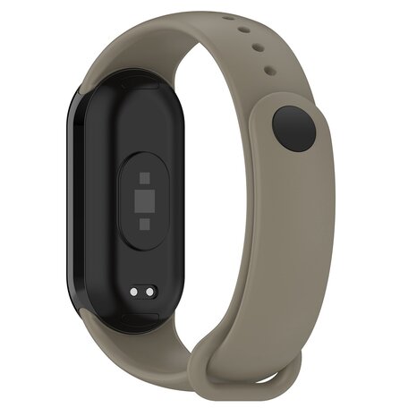 Siliconen bandje - Grijsbruin - Xiaomi Smart band 8