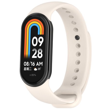 Siliconen bandje - Beige - Xiaomi Smart band 8