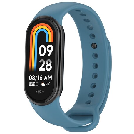 Siliconen bandje - Donkerblauw - Xiaomi Smart band 8