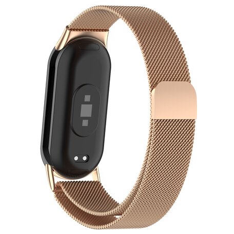 Milanese band - Champagne goud - Xiaomi Smart band 8