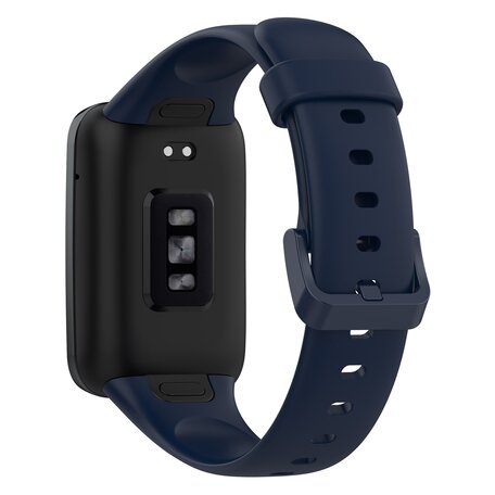 Siliconen sportbandje - Donkerblauw - Xiaomi Smart band 7 Pro