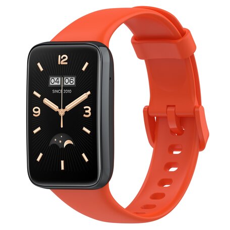 Siliconen sportbandje - Oranje - Xiaomi Smart band 7 Pro