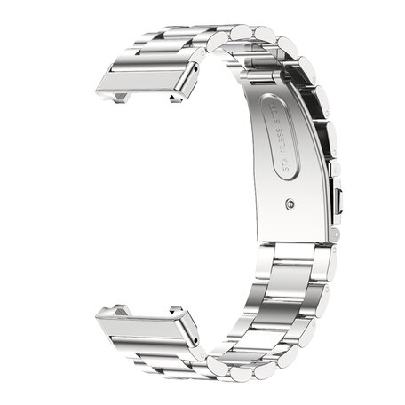 Metalen schakelband - Zilver - Xiaomi Smart band 7 Pro