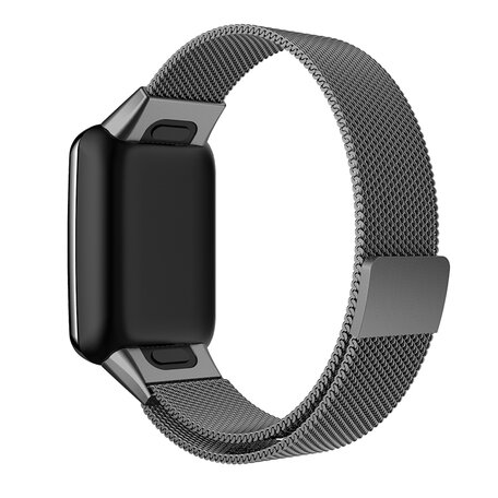 Milanese bandje - Space grey - Xiaomi Smart Band 7 Pro