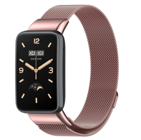 Milanese bandje - Rosé goud - Xiaomi Smart Band 7 Pro