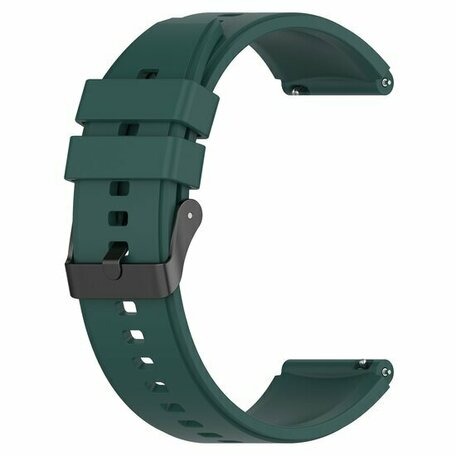 Siliconen gesp bandje - Groen - Samsung Galaxy Watch 6 - 40mm & 44mm