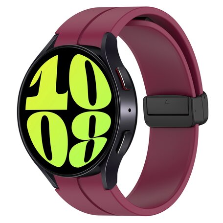 D-buckle sportbandje - Bordeaux - Samsung Galaxy Watch 6 - 40mm & 44mm