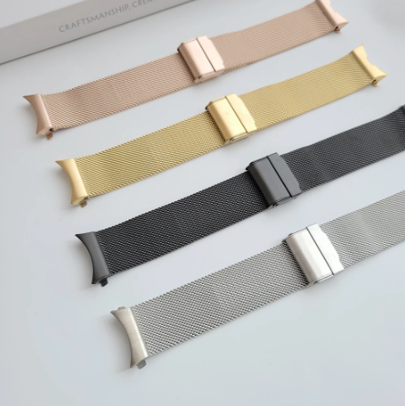 Milanese bandje met klemsluiting - Goud - Samsung Galaxy Watch 6 - 40mm & 44mm