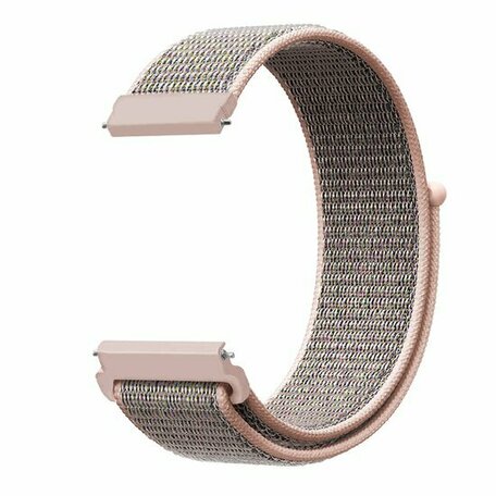 Sport Loop nylon bandje - Zand roze - Samsung Galaxy Watch 6 - 40mm & 44mm