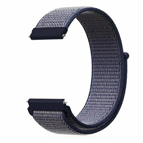 Sport Loop nylon bandje - Donkerblauw - Samsung Galaxy Watch 6 - 40mm & 44mm