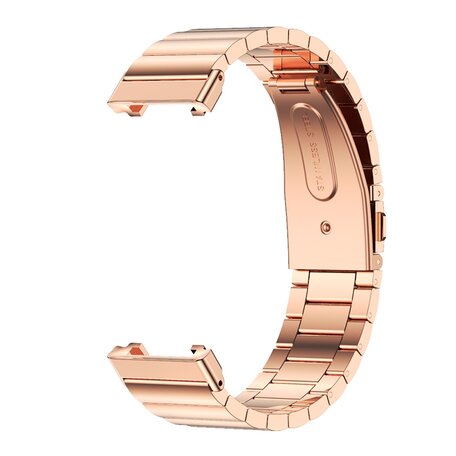 Stalen schakelband - Rosé goud - Xiaomi Smart band 7 Pro