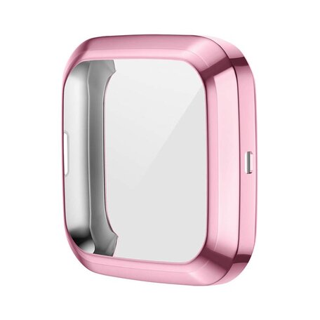 Fitbit Versa 2 Soft TPU case (volledig beschermd) - Roze
