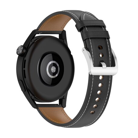 Garmin Forerunner 255 - Luxe leren bandje - Zwart - leather