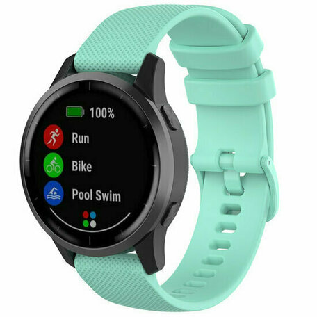 Garmin Venu 2 & 3 - Sportband met motief - Turquoise