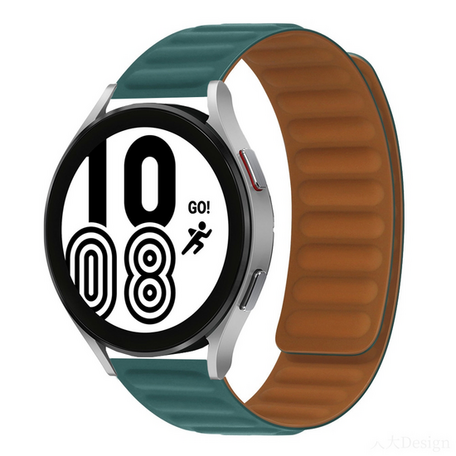Garmin Venu 2 & 3 - Siliconen Loop bandje - Donkergroen