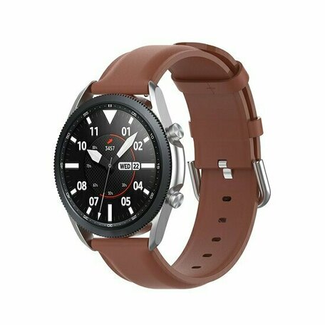 Garmin Venu 2 & 3 - Classic leren bandje - Bruin - leather