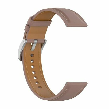 Garmin Venu 2 & 3 - Luxe leren bandje - Oudroze - leather