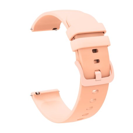 Garmin Venu 3s / Vivoactive 4s / Venu 2s / Vivomove 3s / Forerunner 255s - Soft siliconen bandje - Zalmroze