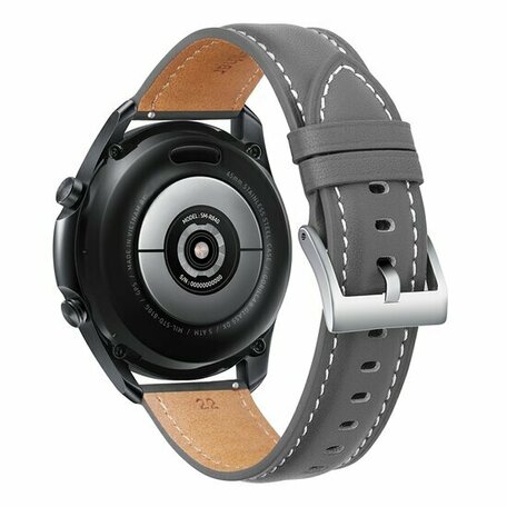 Garmin Vivoactive 5 / Vivoactive 3 - Premium Leather bandje - Grijs