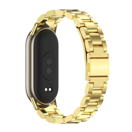 Stalen schakelband - Goud - Xiaomi Smart band 8