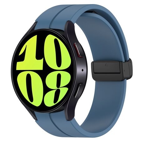 D-buckle sportbandje - Blauw - Samsung Galaxy Watch 6 Classic - 47mm & 43mm