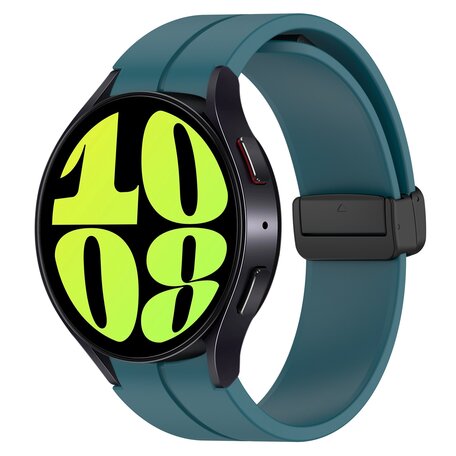 D-buckle sportbandje - Blauwgroen - Samsung Galaxy Watch 6 Classic - 47mm & 43mm