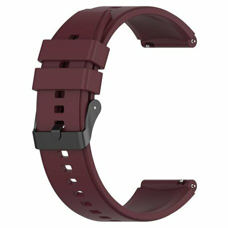 Siliconen gesp bandje - Bordeaux - Samsung Galaxy Watch 6 Classic - 47mm & 43mm