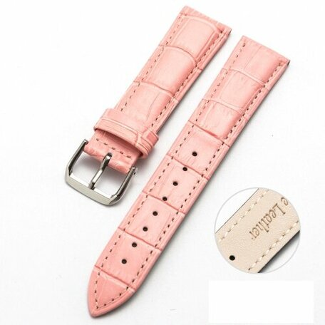 Garmin Vivomove 3 / HR / Luxe / Sport / Style / Trend - Crocodile leren bandje - Roze