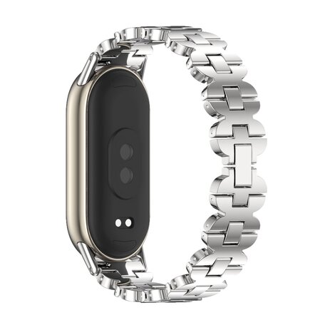 Stalen armband - Zilver - Xiaomi Smart band 8