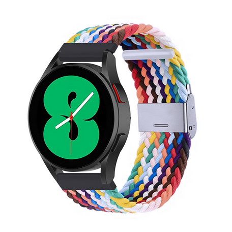 Braided nylon bandje - Multicolor - Samsung Galaxy Watch 3 - 45mm